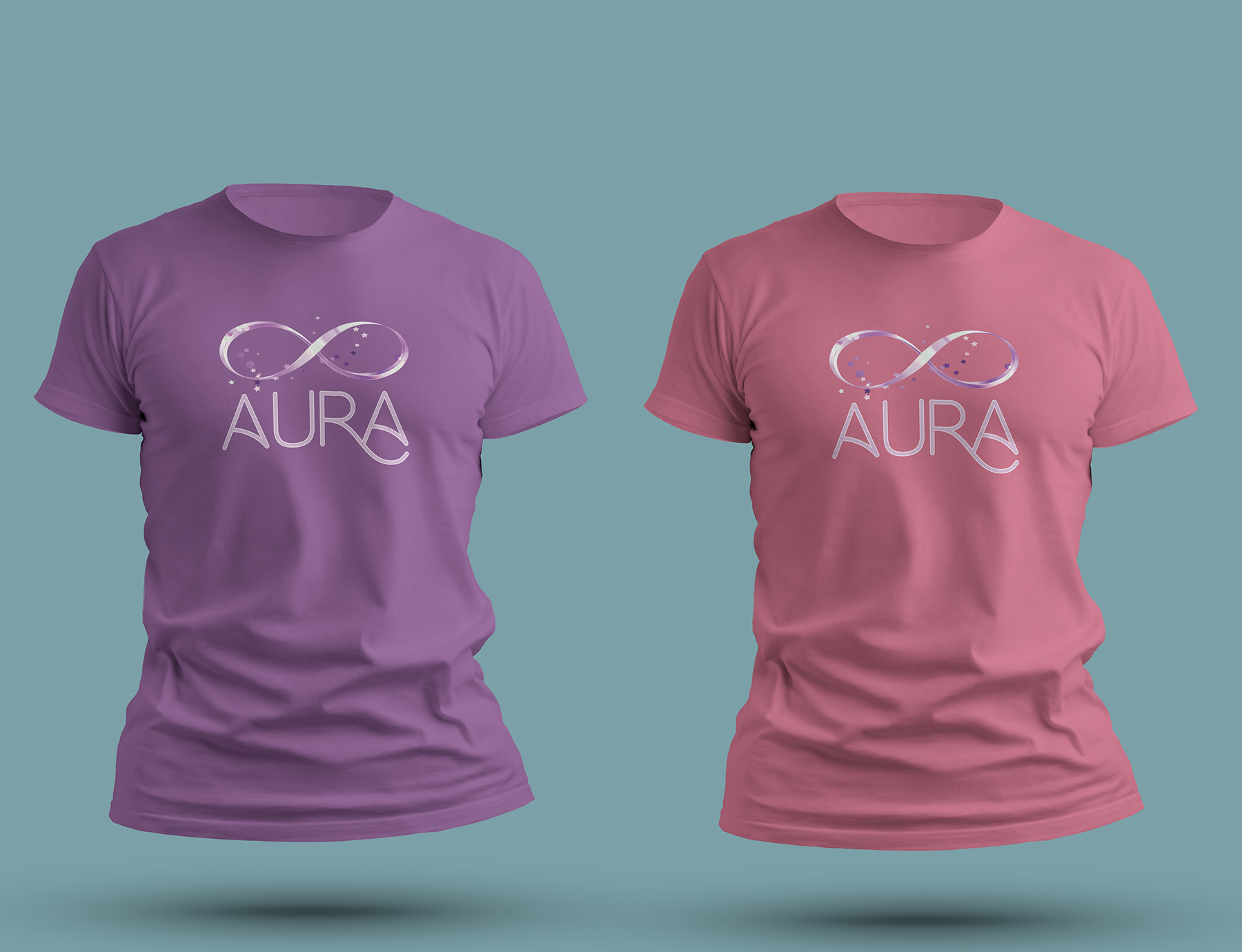 Purple Aura Short Sleeve, Crew Neck, T-Shirt – Anonymous Apparel