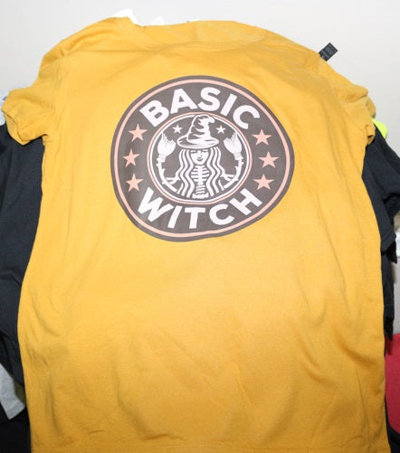 Basic Witch   Short Sleeve, Crew Neck, T shirt