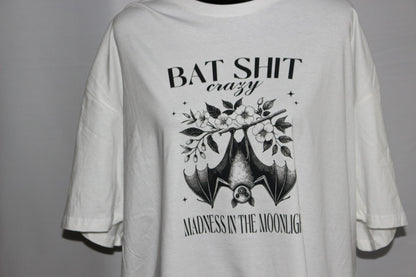 Bat Shirt Crazy   Short Sleeve, Crew Neck, T Shirt