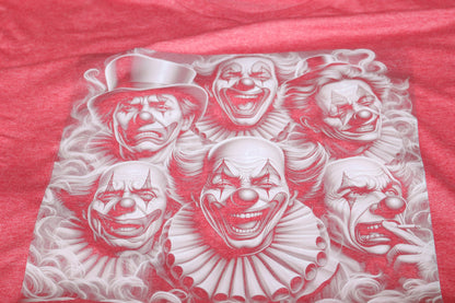 Clowns - Short Sleeve, Crew Neck, T-shirt