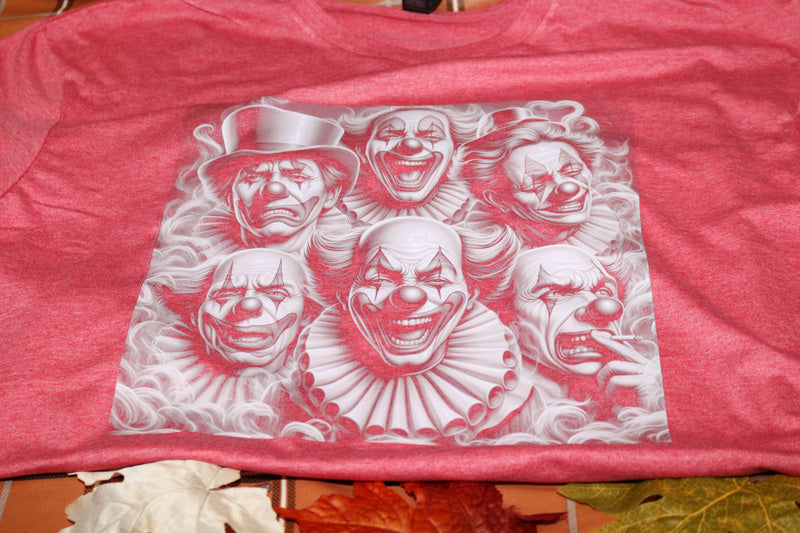 Clowns - Short Sleeve, Crew Neck, T-shirt