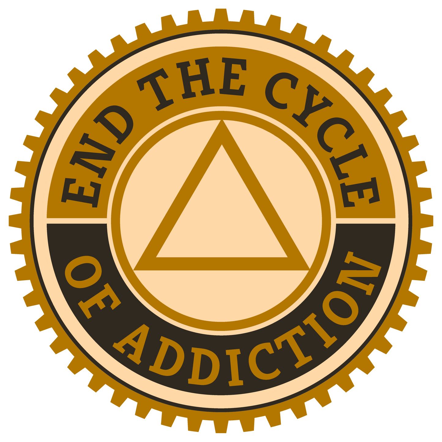 End The Cycle Of Addiction - Short Sleeve, Crew Neck, T-Shirt