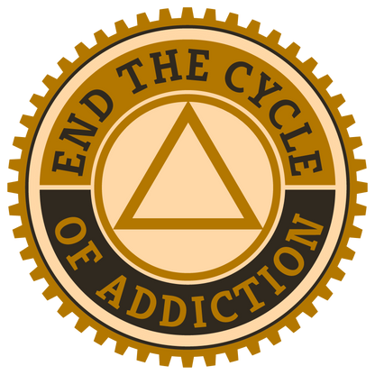 End The Cycle Of Addiction - Short Sleeve, Crew Neck, T-Shirt