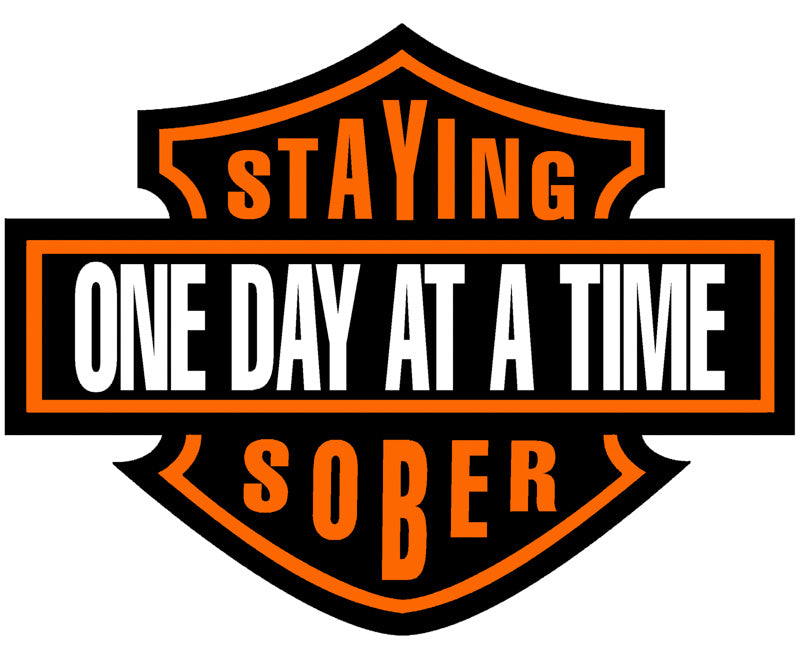 Staying Sober One Day At A Time - Short Sleeve, Crew Neck, T-Shirt