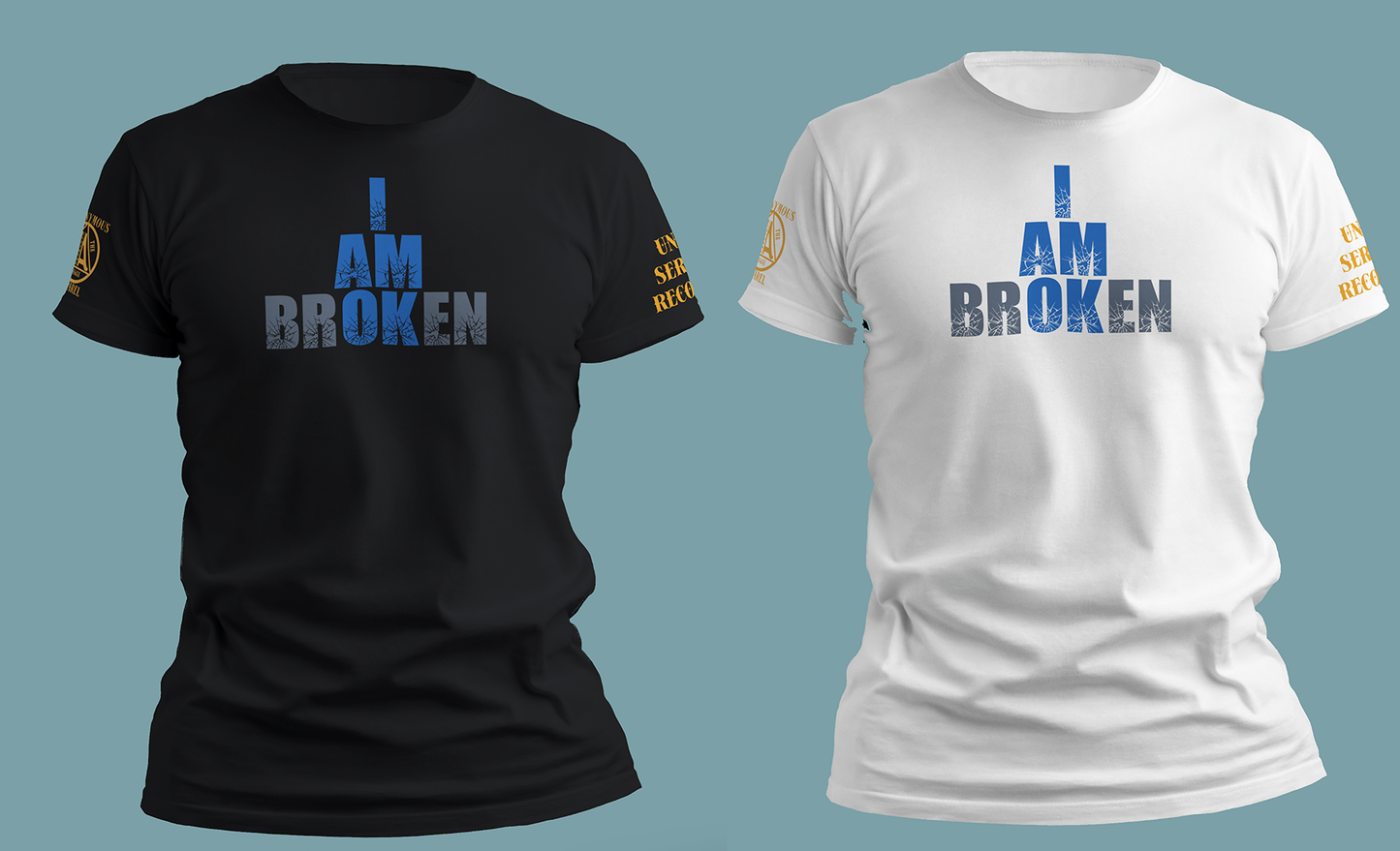 I'M Broken - Short Sleeve, Crew Neck, T-Shirt