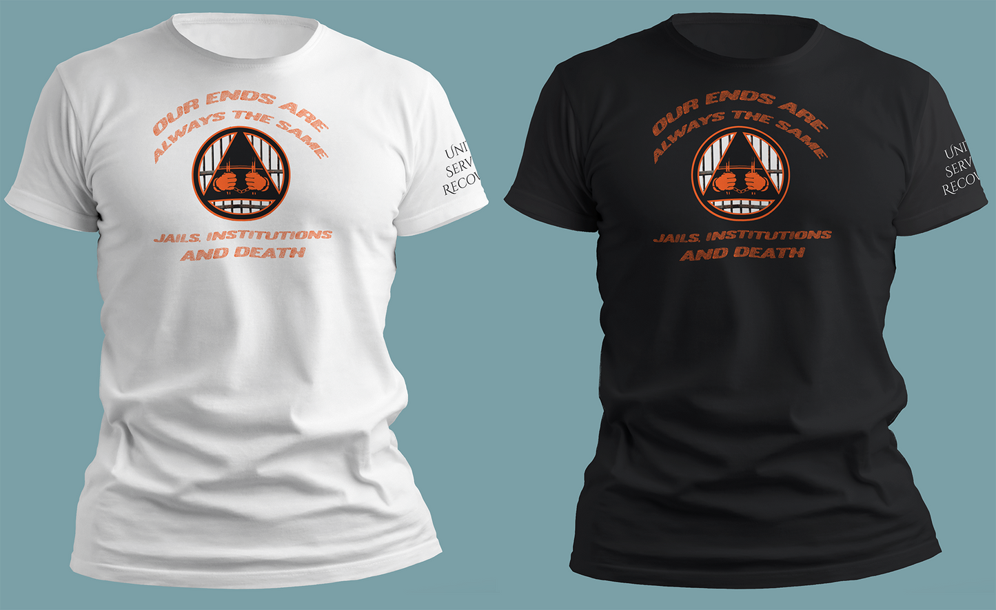 Jails, Institutions, And Death - Short Sleeve, Crew Neck, T-Shirt