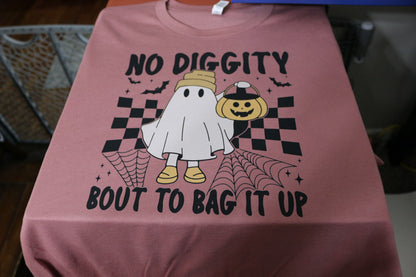 No Diggity - Short Sleeve, Crew Neck, T-shirt