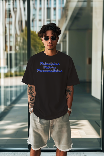 Principles Before Personalities - Short Sleeve, Crew Neck, T-Shirt