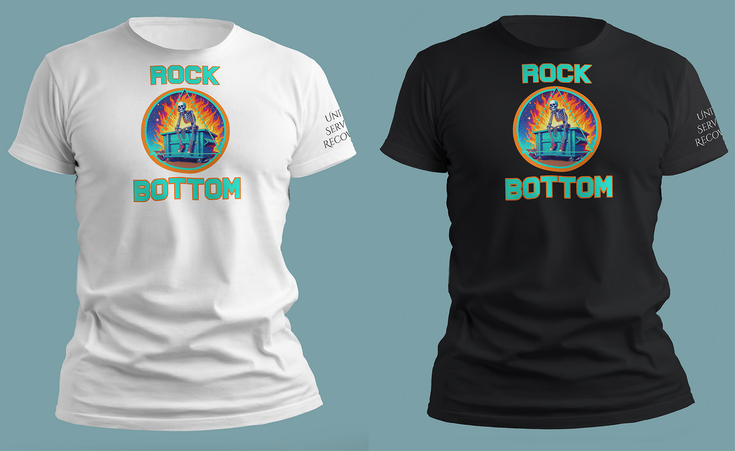 Rock Bottom - Short Sleeve, Crew Neck, T-Shirt