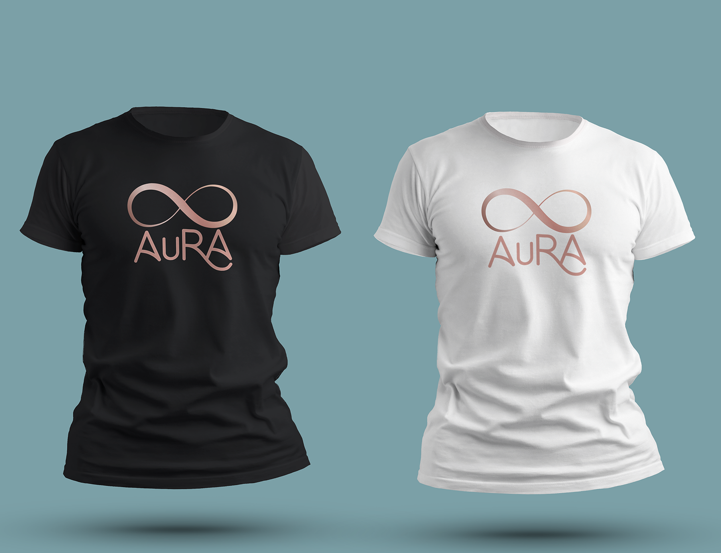 Infinite Aura - Rose Gold - Short Sleeve, Crew Neck, T-Shirt