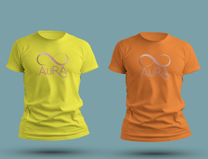 Infinite Aura - Rose Gold - Short Sleeve, Crew Neck, T-Shirt