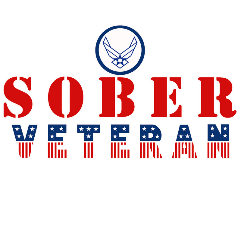 Sober Veteran T-Shirt - Short Sleeve, Crew Neck, T-Shirt