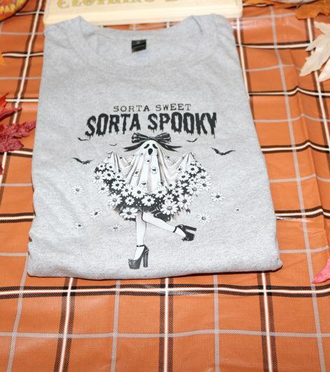 Sorta Spooky - Short Sleeve, Crew Neck, T-Shirt