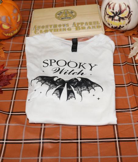 Spooky Witch - Short Sleeve, Crew Neck, T-Shirt