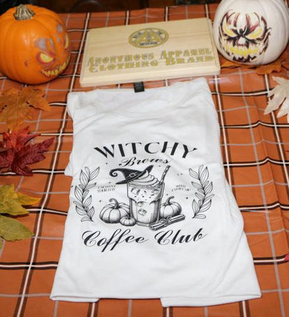 Witchy Brews - Short Sleeve, Crew Neck, T-Shirt