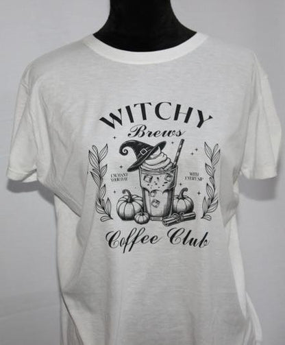 Witchy Brews - Short Sleeve, Crew Neck, T-Shirt